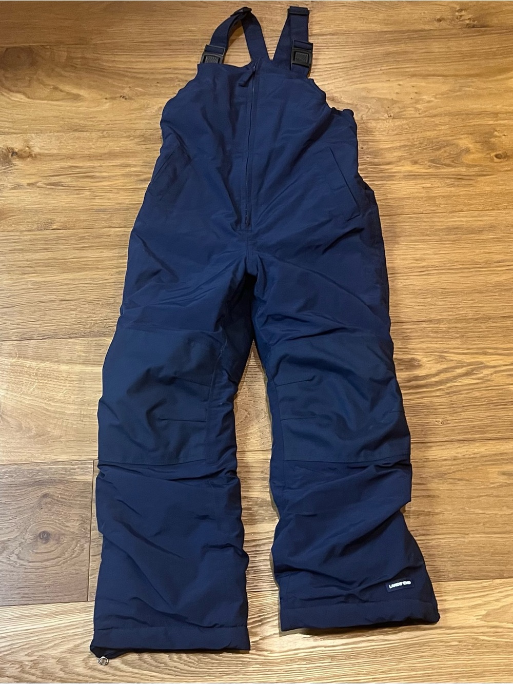 Lands' End Kids Navy Snow Overalls
